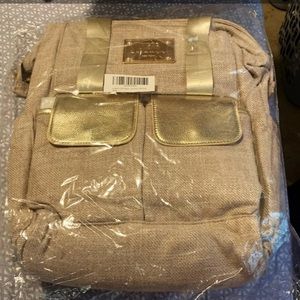 Gold Designer Diaper Bag